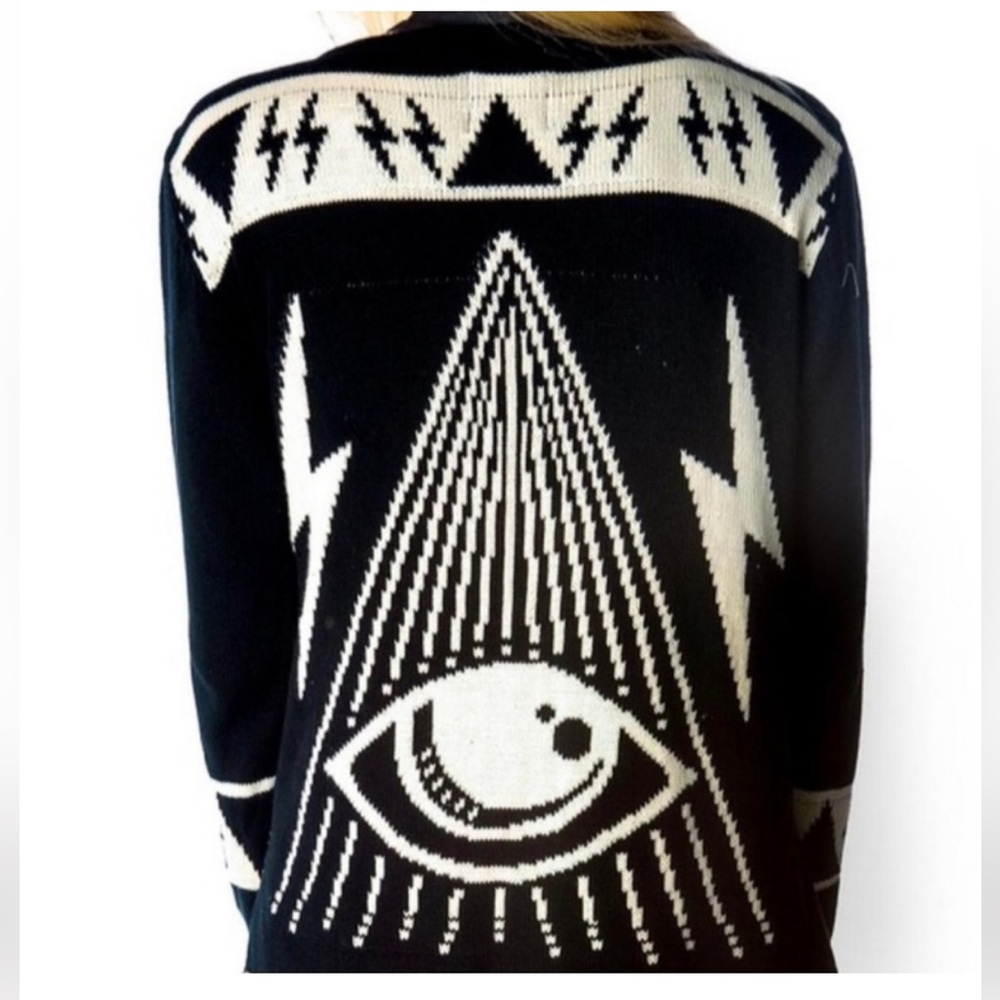 RARE! UNIF Psychic Poncho Knit Sweater, Size XS - Picture 2 of 7